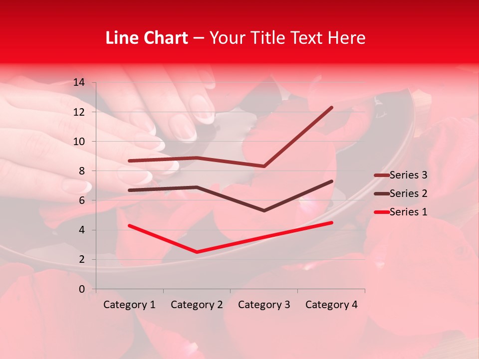 Rose Petals In Water PowerPoint Template