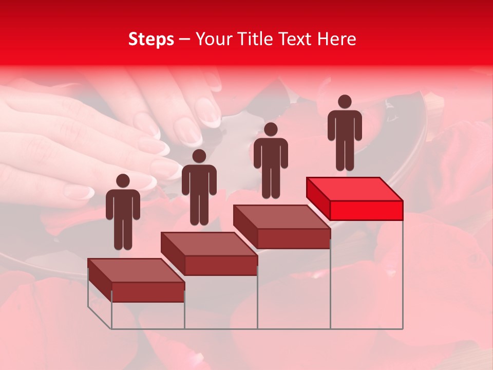 Rose Petals In Water PowerPoint Template