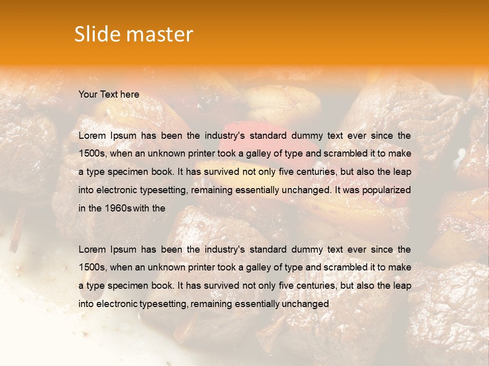 Shish Kebab PowerPoint Template