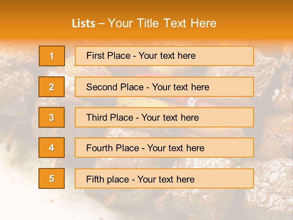 Shish Kebab PowerPoint Template