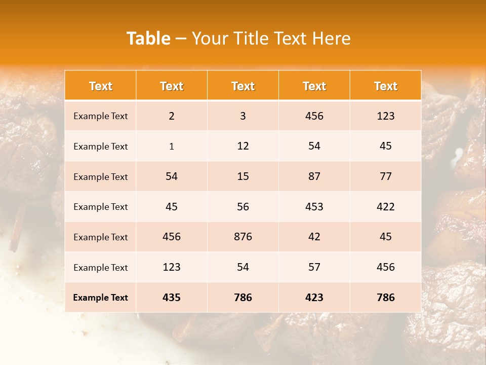 Shish Kebab PowerPoint Template