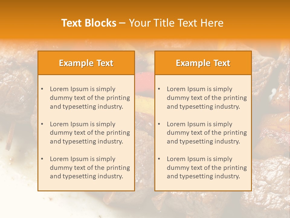 Shish Kebab PowerPoint Template
