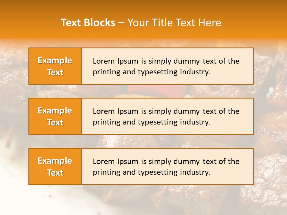 Shish Kebab PowerPoint Template