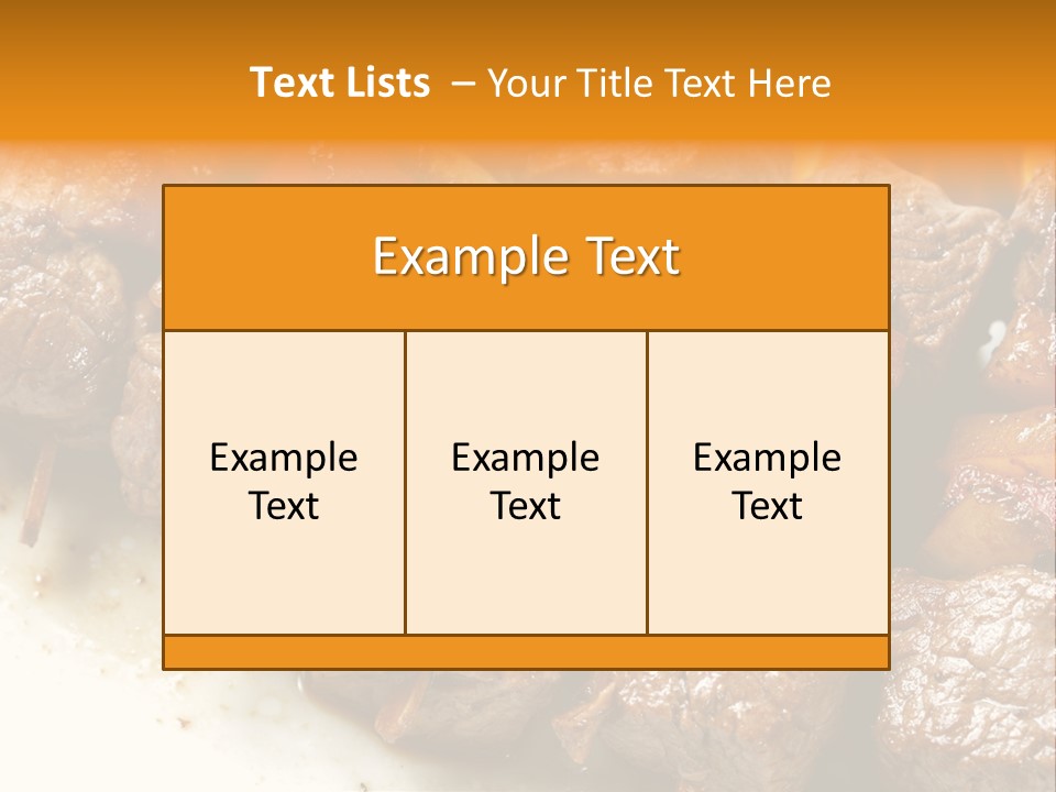 Shish Kebab PowerPoint Template