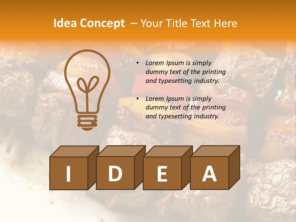 Shish Kebab PowerPoint Template