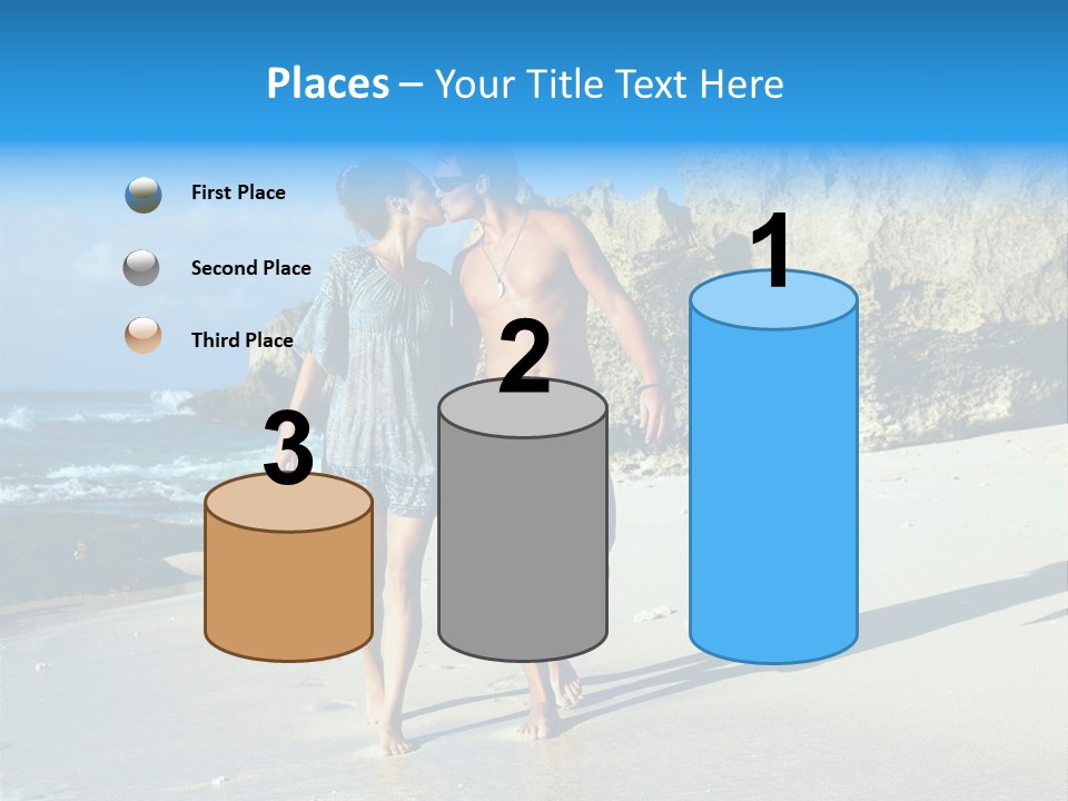 Lady Together Walking PowerPoint Template