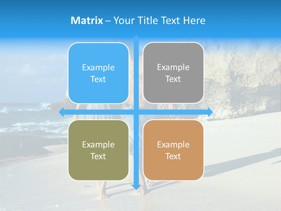 Lady Together Walking PowerPoint Template