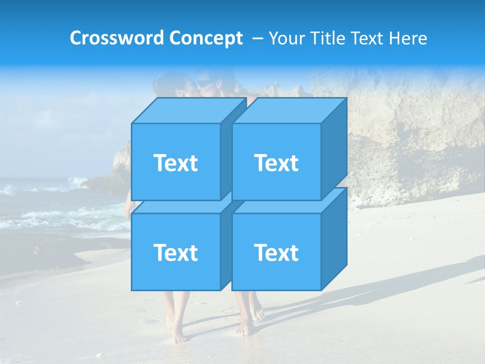 Lady Together Walking PowerPoint Template