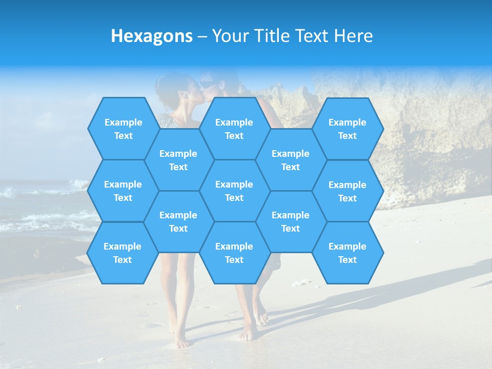 Lady Together Walking PowerPoint Template