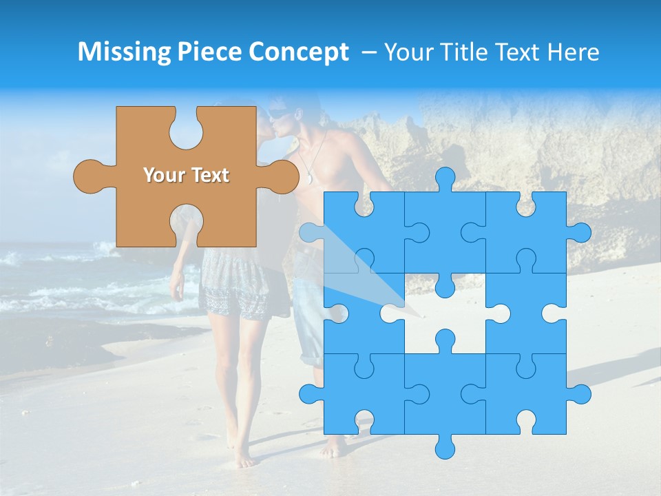 Lady Together Walking PowerPoint Template