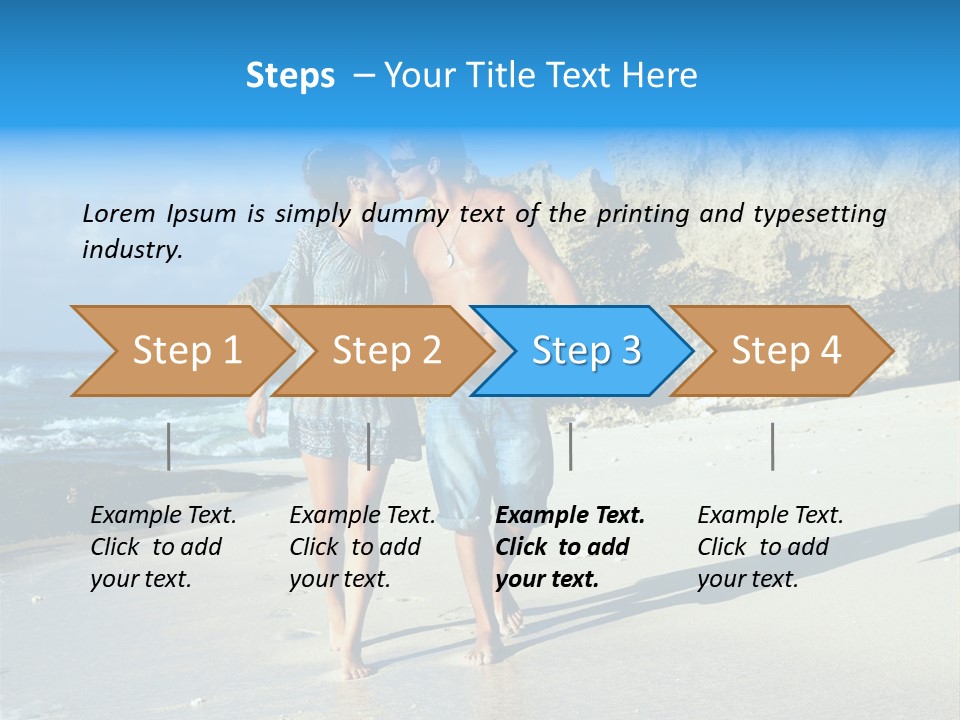 Lady Together Walking PowerPoint Template