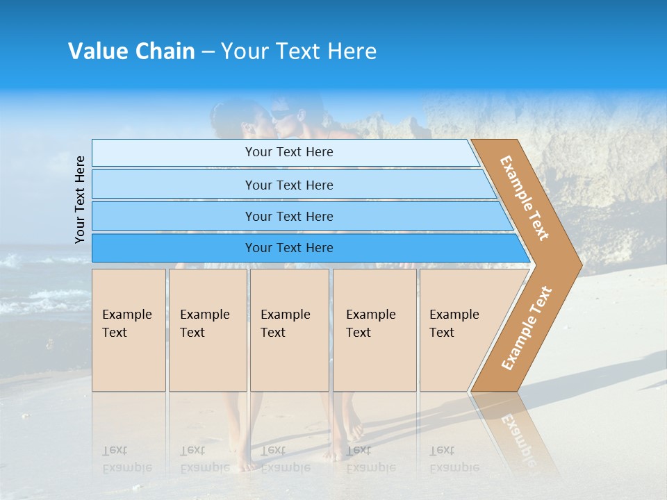 Lady Together Walking PowerPoint Template