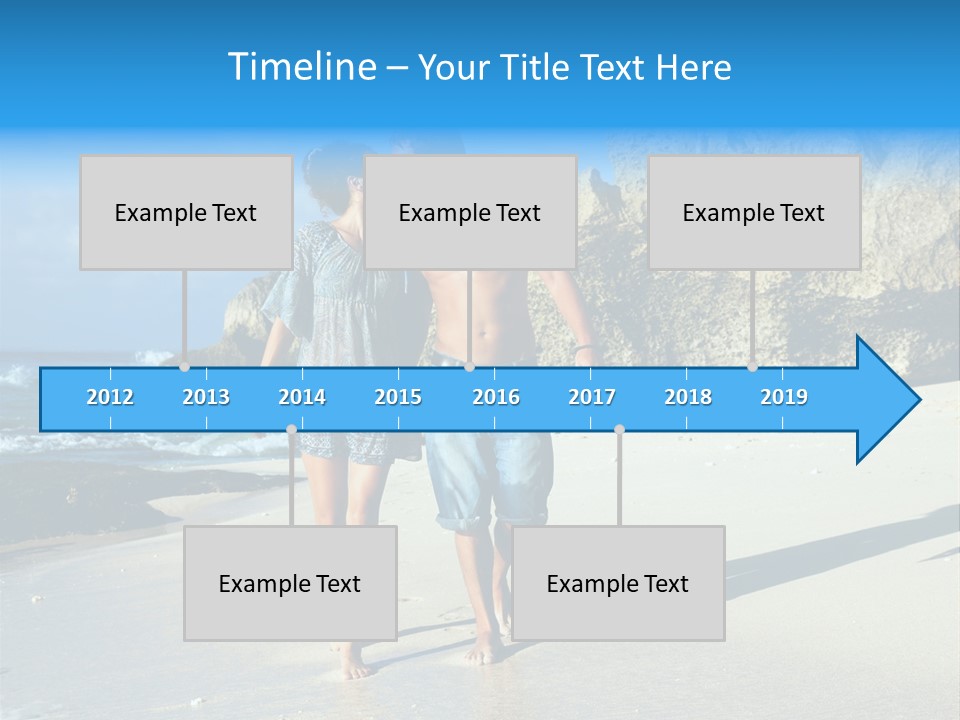 Lady Together Walking PowerPoint Template