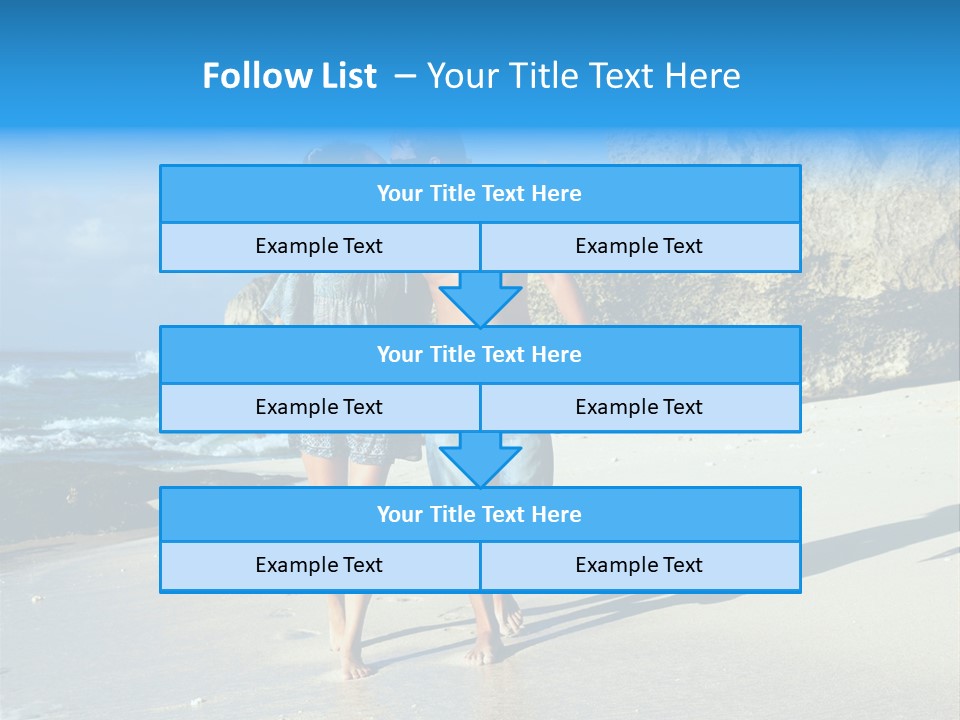 Lady Together Walking PowerPoint Template