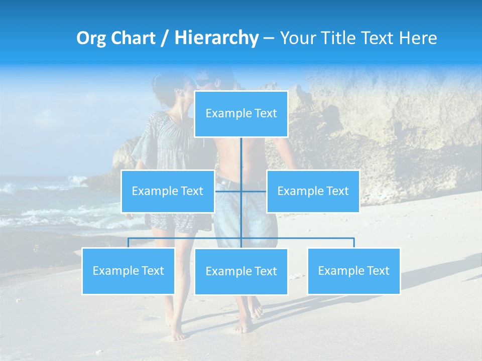 Lady Together Walking PowerPoint Template