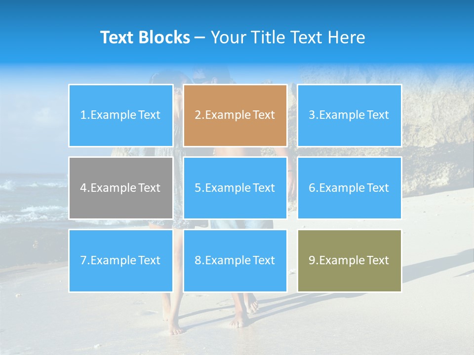 Lady Together Walking PowerPoint Template