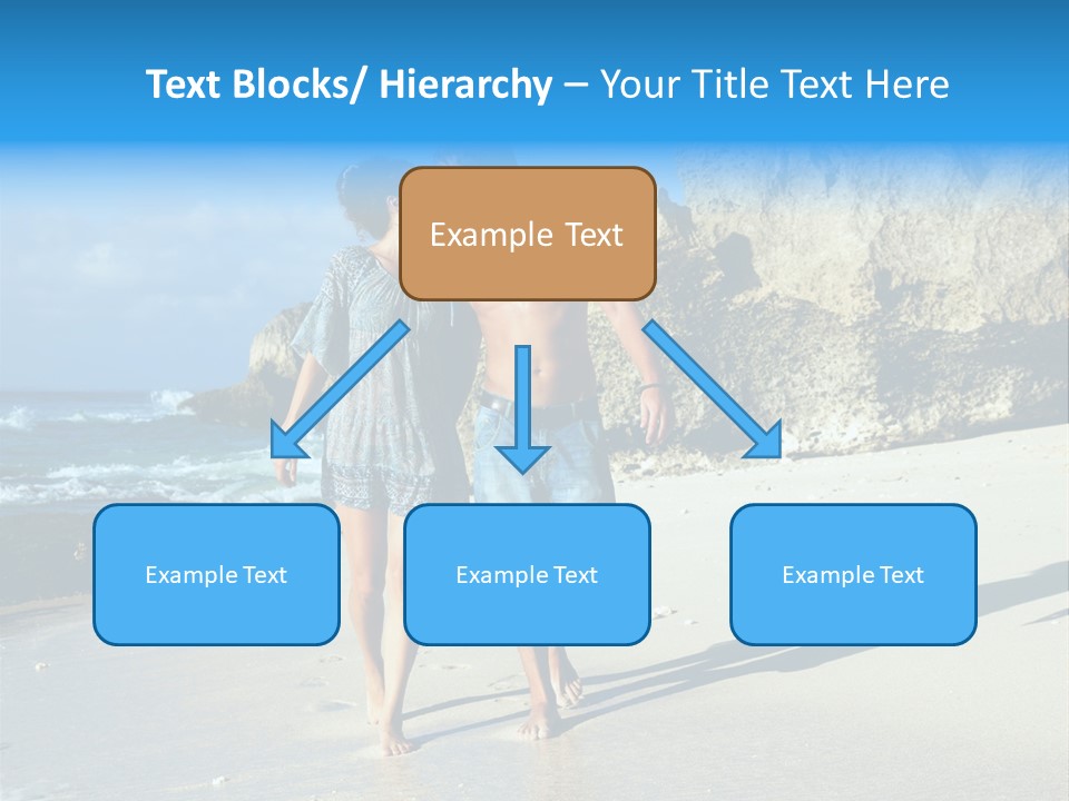 Lady Together Walking PowerPoint Template