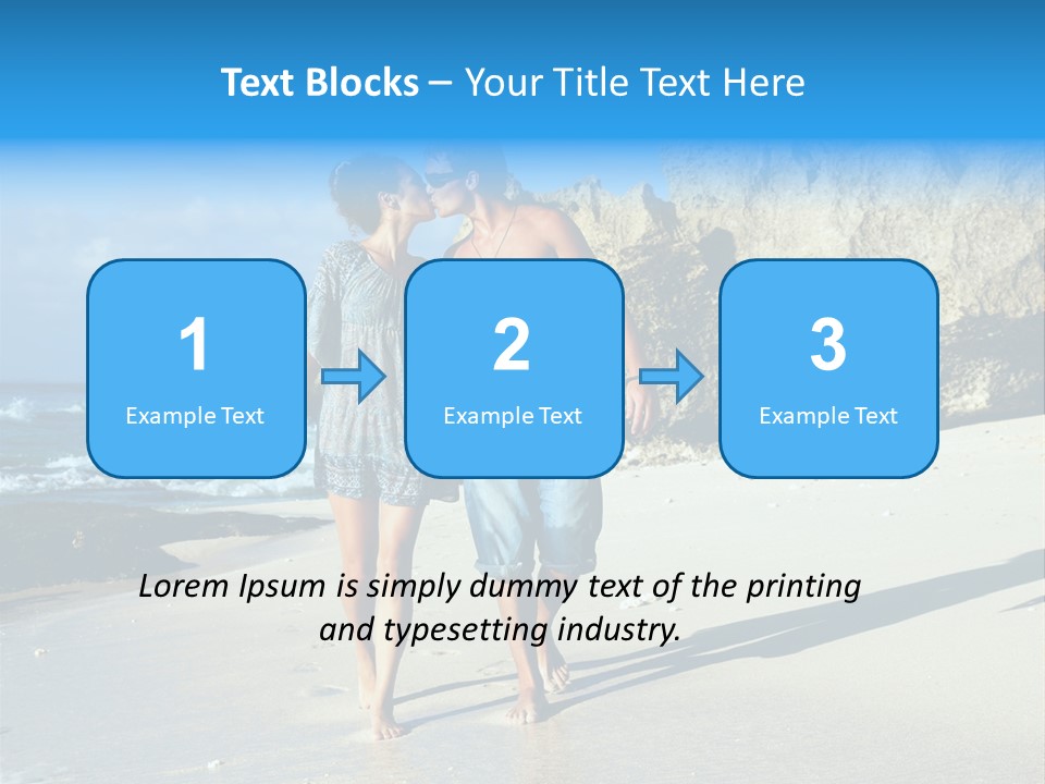 Lady Together Walking PowerPoint Template