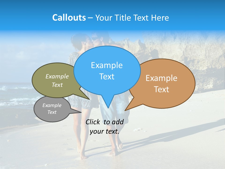 Lady Together Walking PowerPoint Template