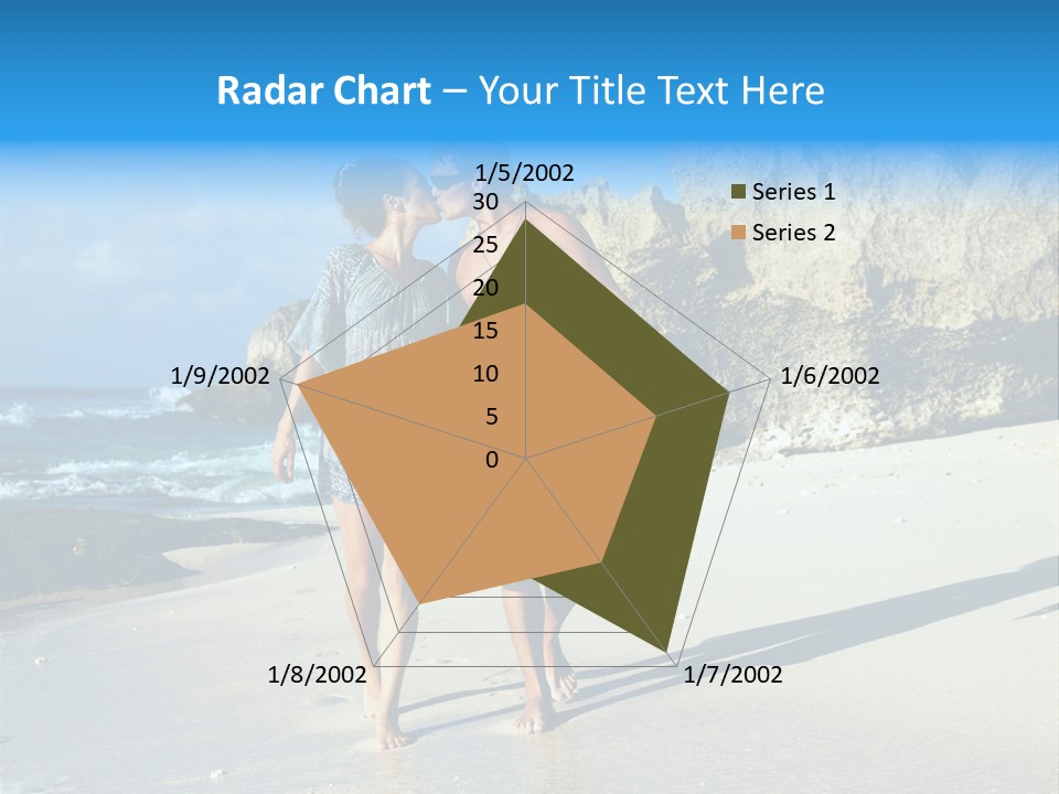 Lady Together Walking PowerPoint Template