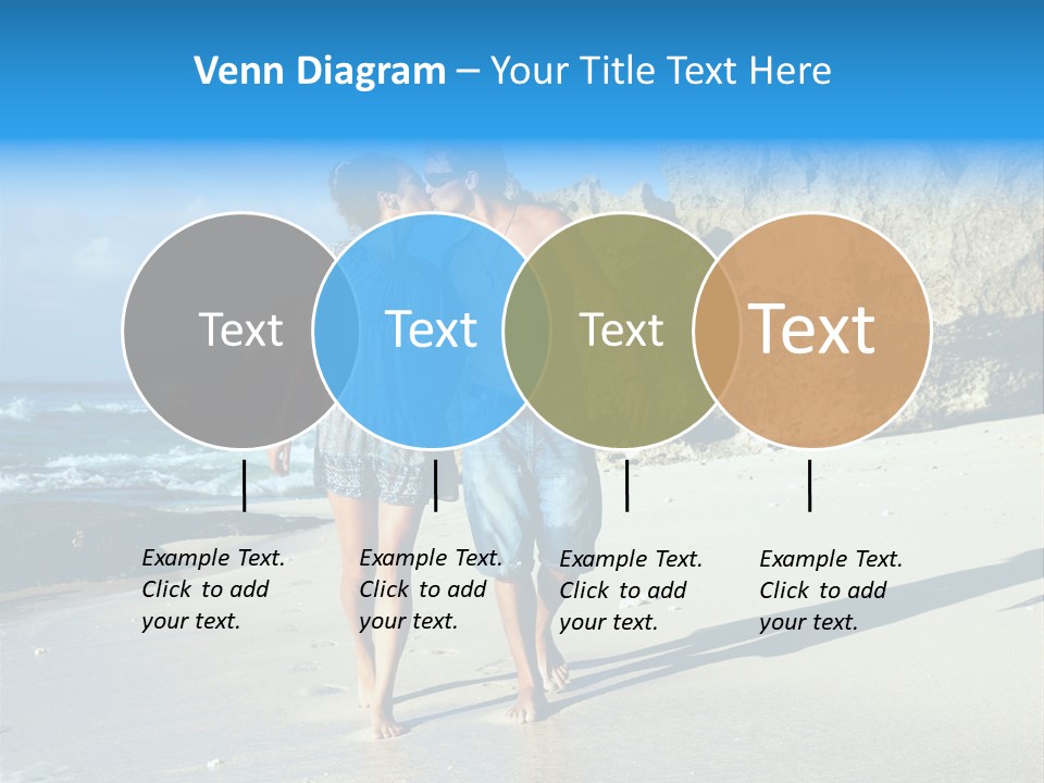 Lady Together Walking PowerPoint Template