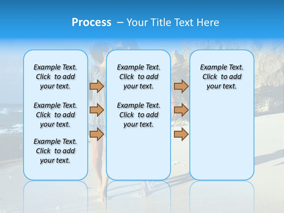 Lady Together Walking PowerPoint Template