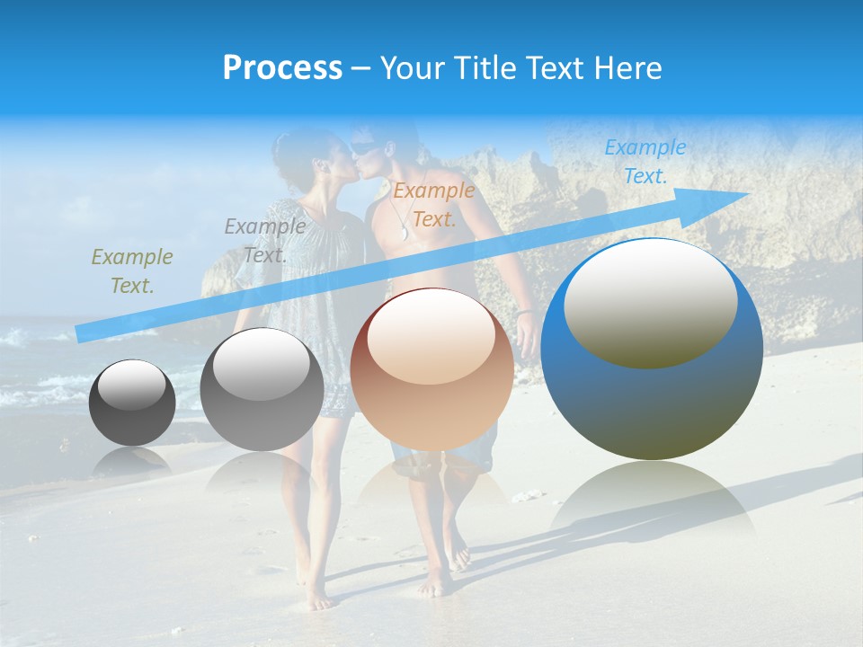 Lady Together Walking PowerPoint Template