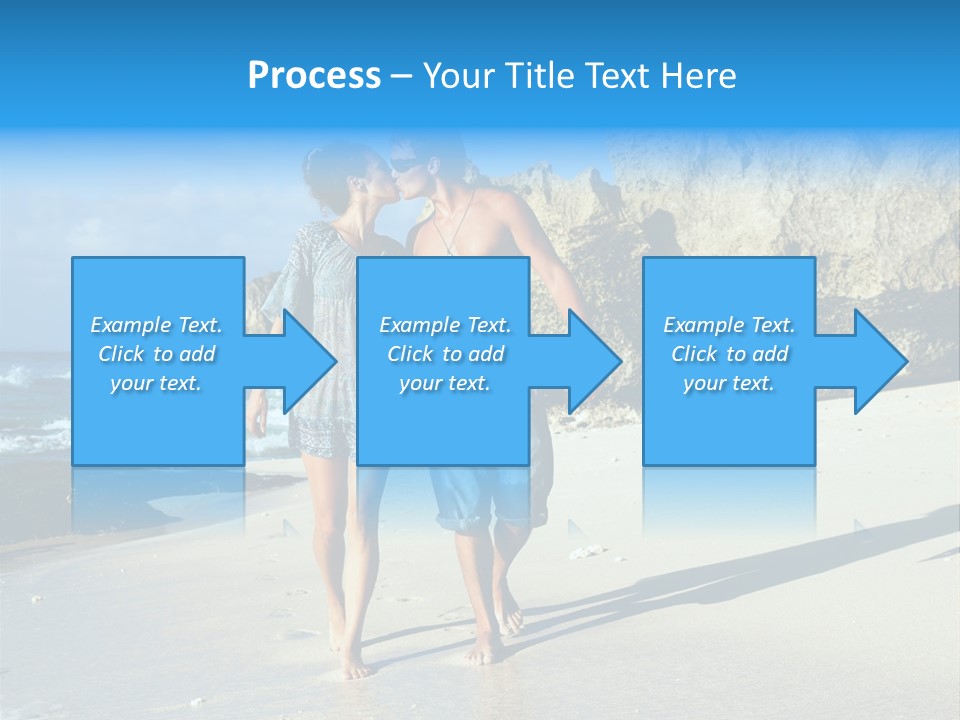 Lady Together Walking PowerPoint Template