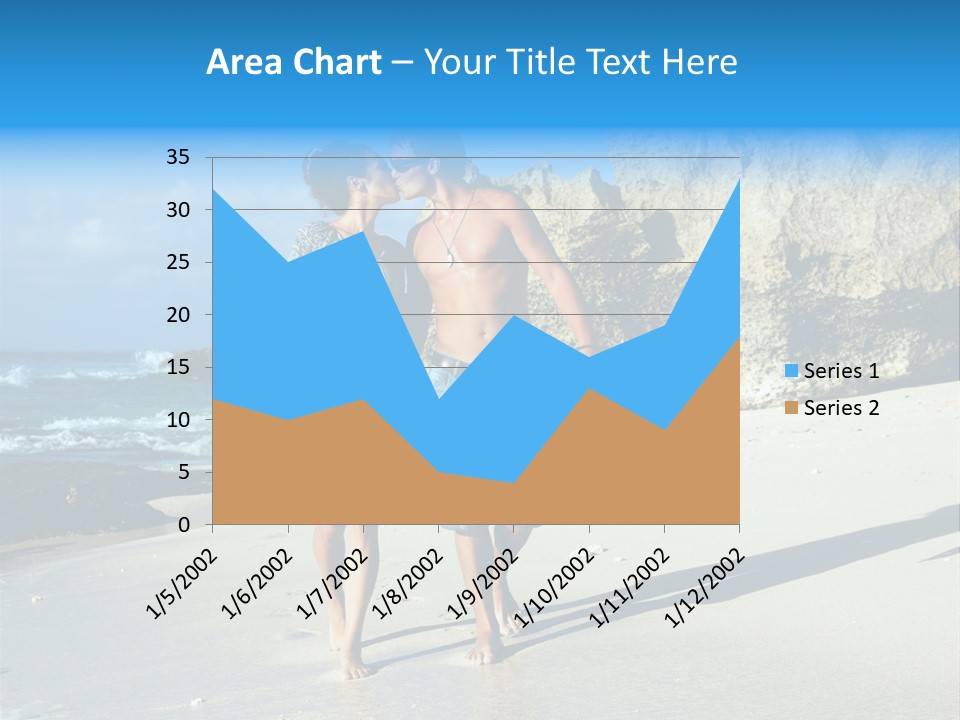 Lady Together Walking PowerPoint Template