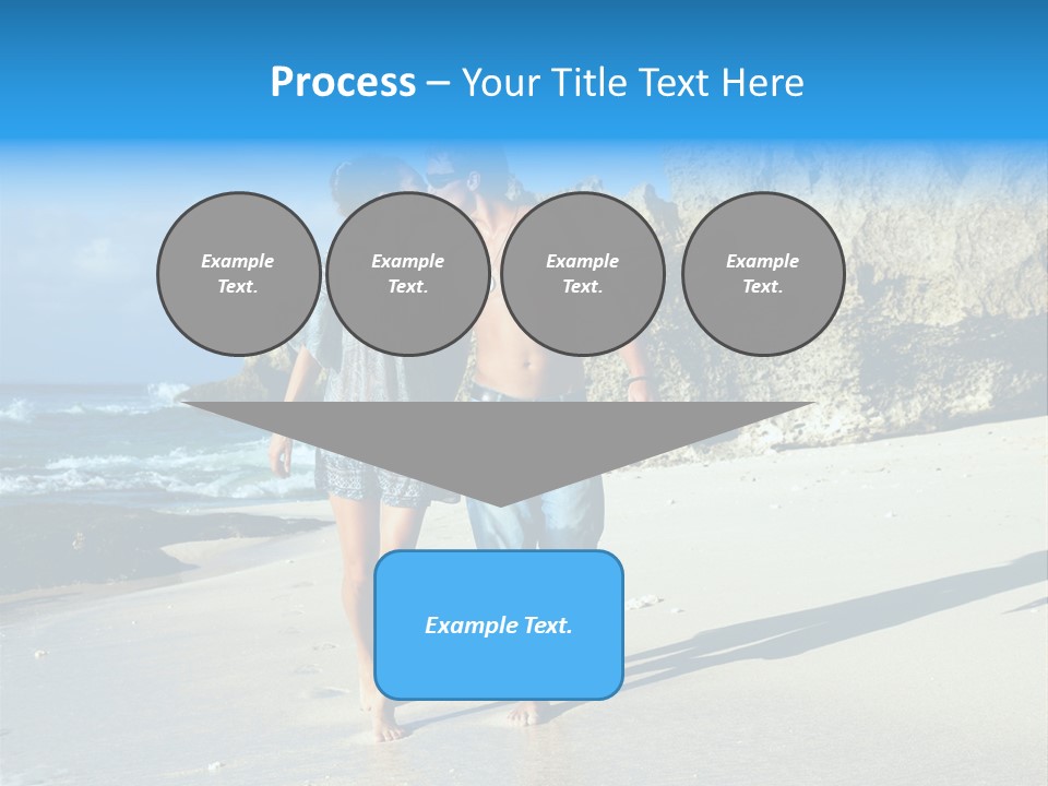 Lady Together Walking PowerPoint Template