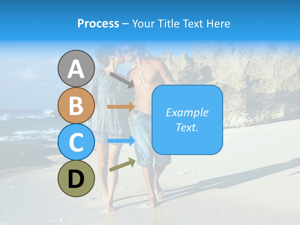 Lady Together Walking PowerPoint Template