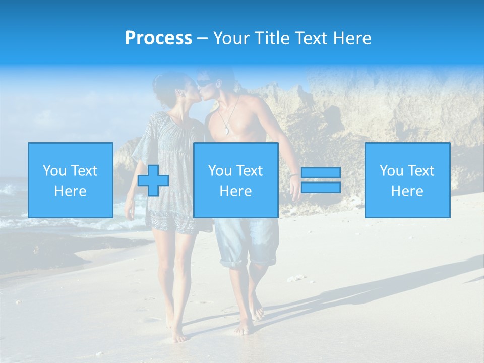 Lady Together Walking PowerPoint Template