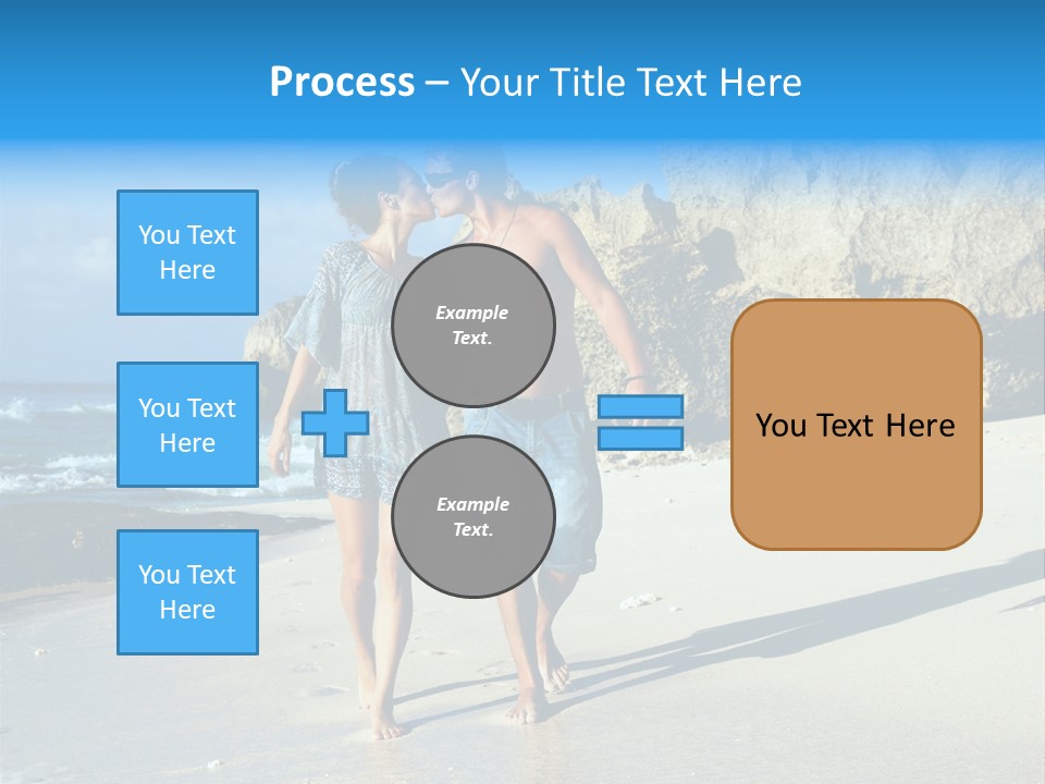 Lady Together Walking PowerPoint Template