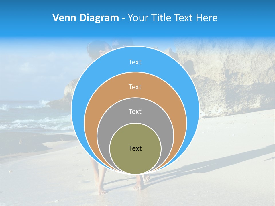 Lady Together Walking PowerPoint Template