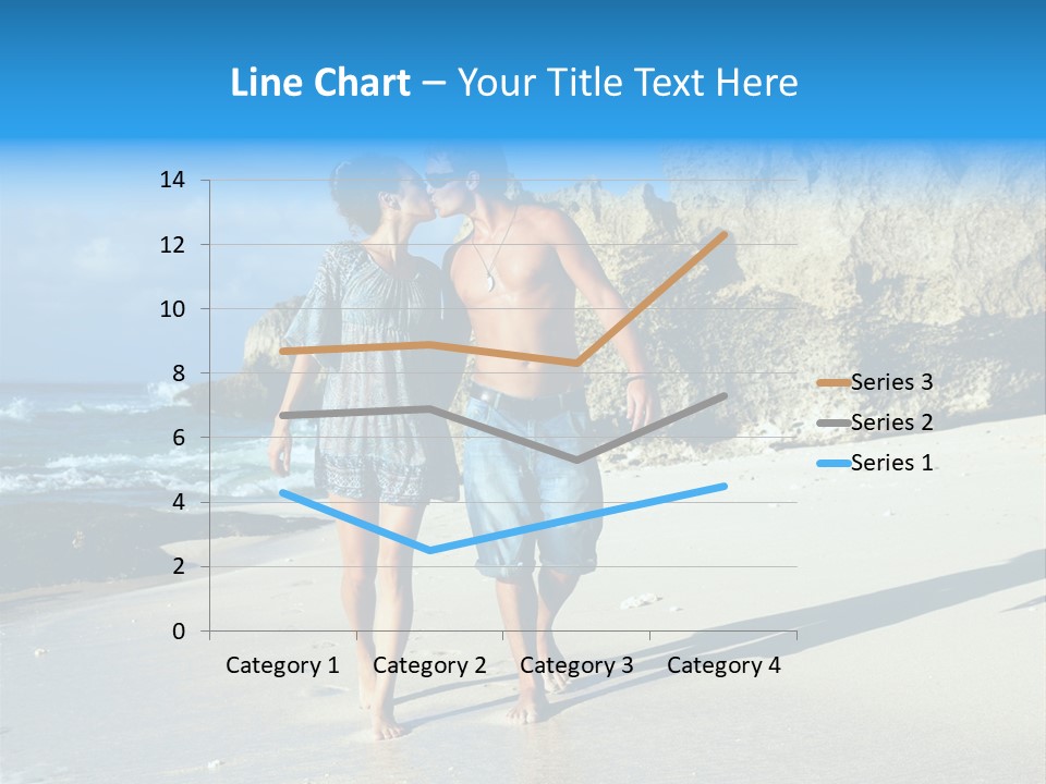 Lady Together Walking PowerPoint Template