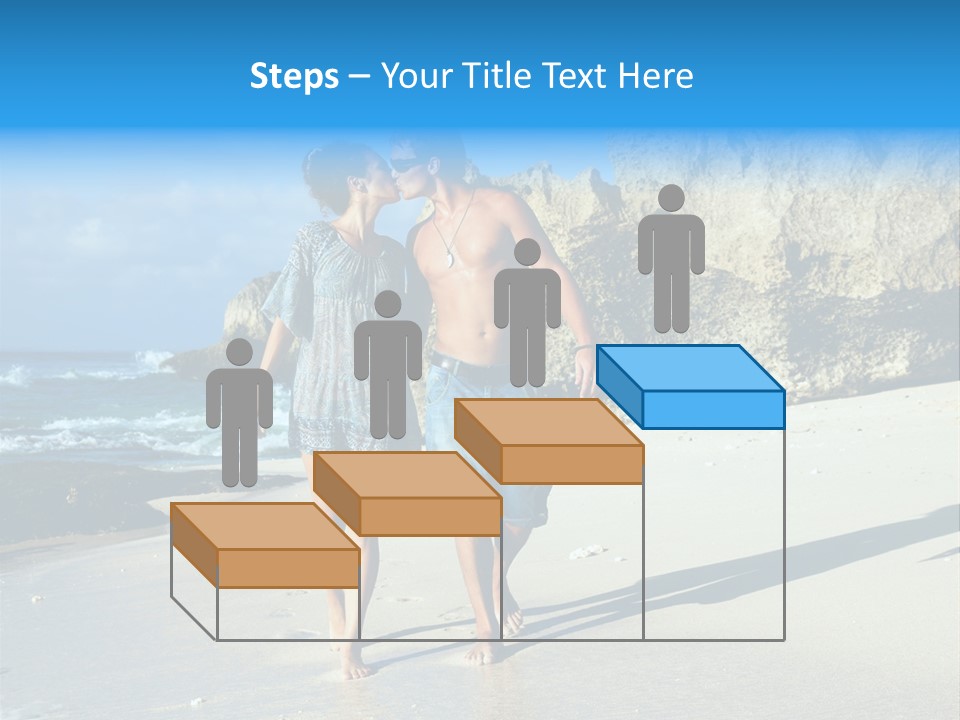 Lady Together Walking PowerPoint Template