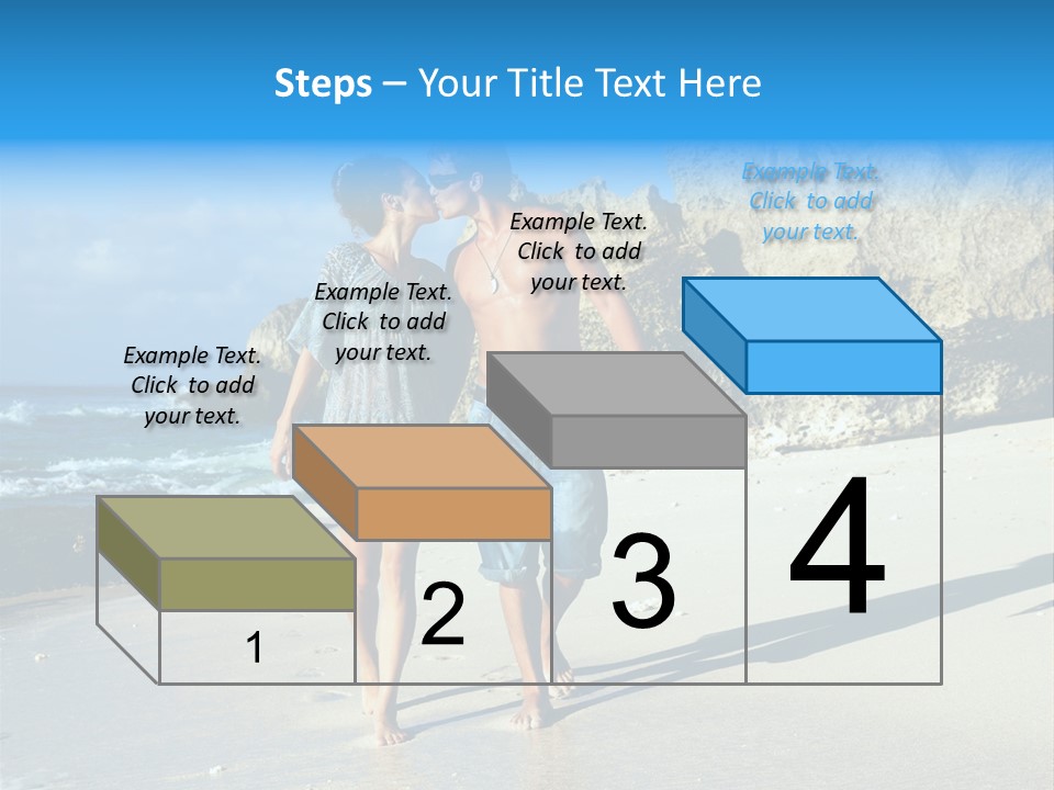 Lady Together Walking PowerPoint Template