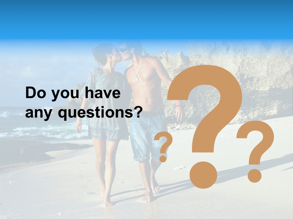 Lady Together Walking PowerPoint Template