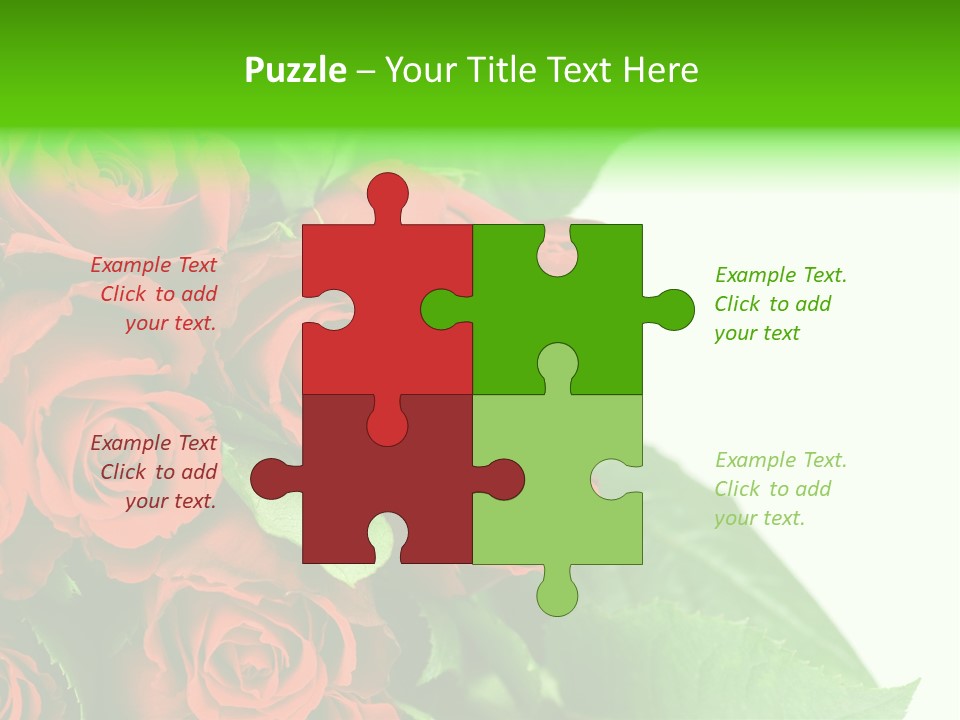 Rose Flowers PowerPoint Template