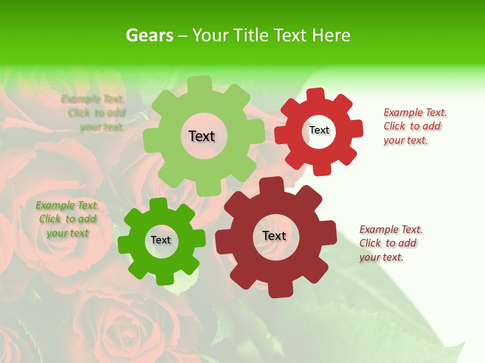 Rose Flowers PowerPoint Template