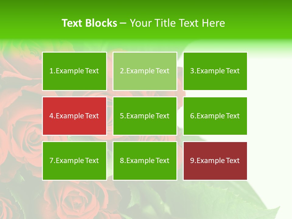 Rose Flowers PowerPoint Template