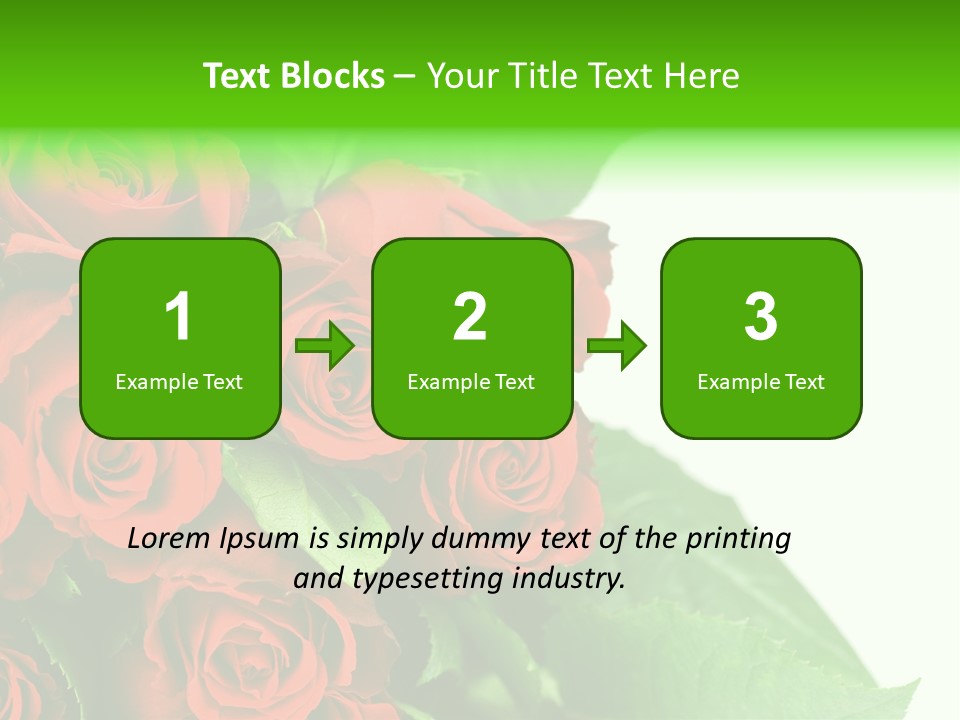 Rose Flowers PowerPoint Template