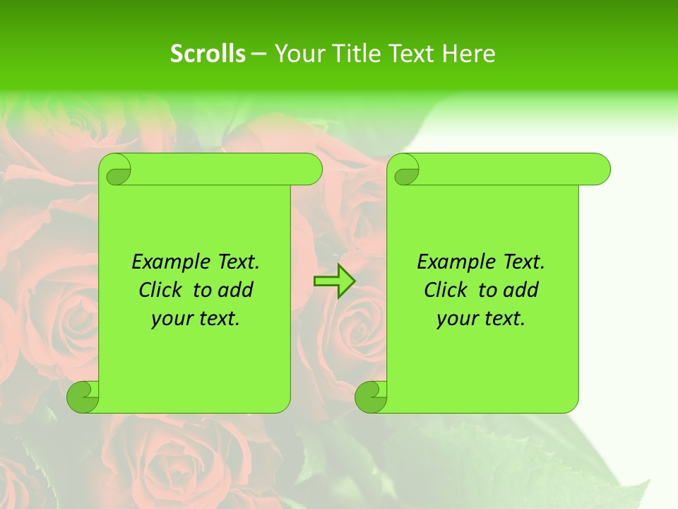 Rose Flowers PowerPoint Template