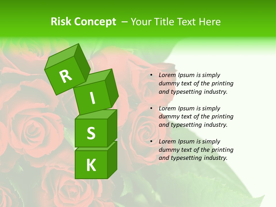 Rose Flowers PowerPoint Template