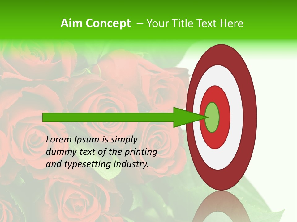 Rose Flowers PowerPoint Template