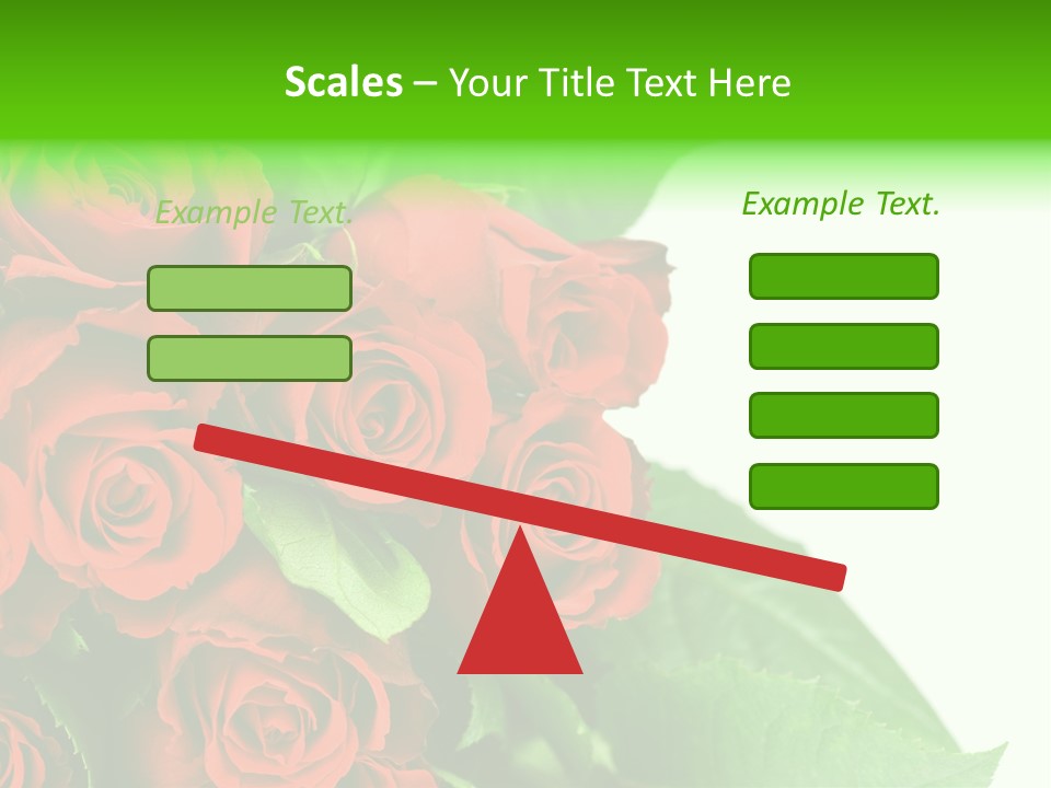 Rose Flowers PowerPoint Template