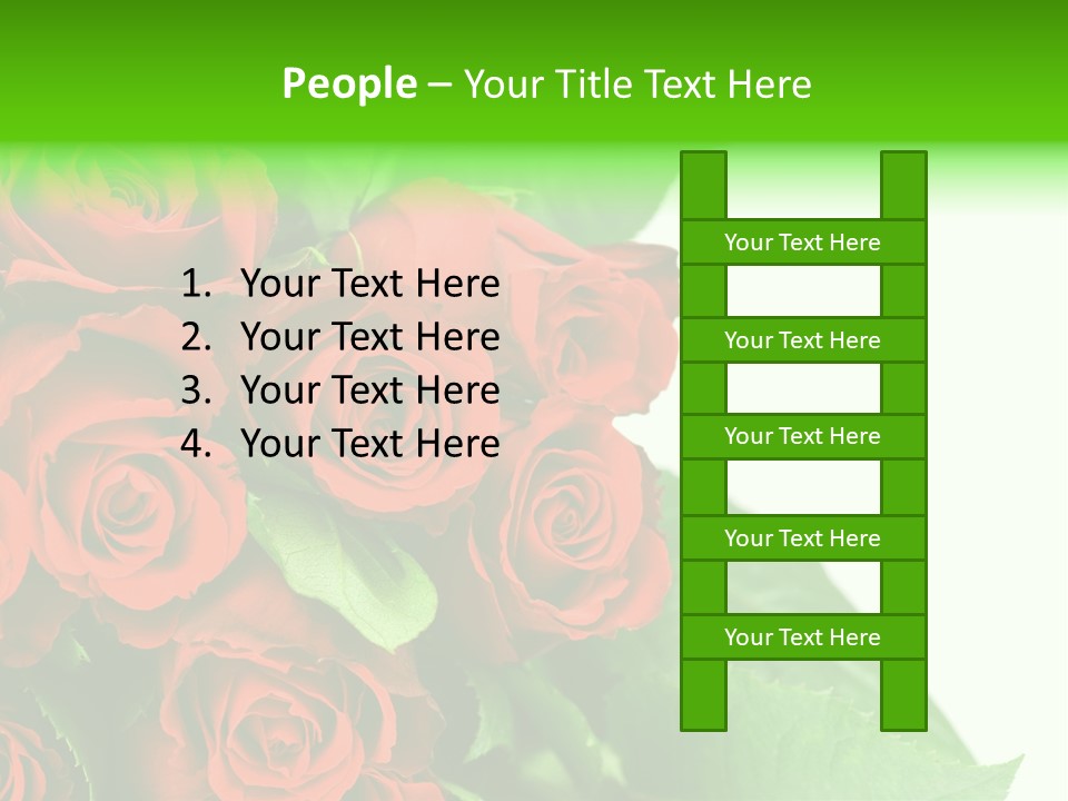 Rose Flowers PowerPoint Template