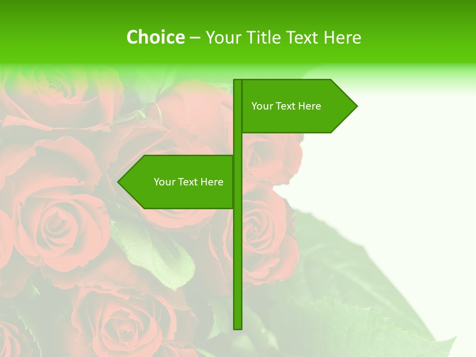 Rose Flowers PowerPoint Template