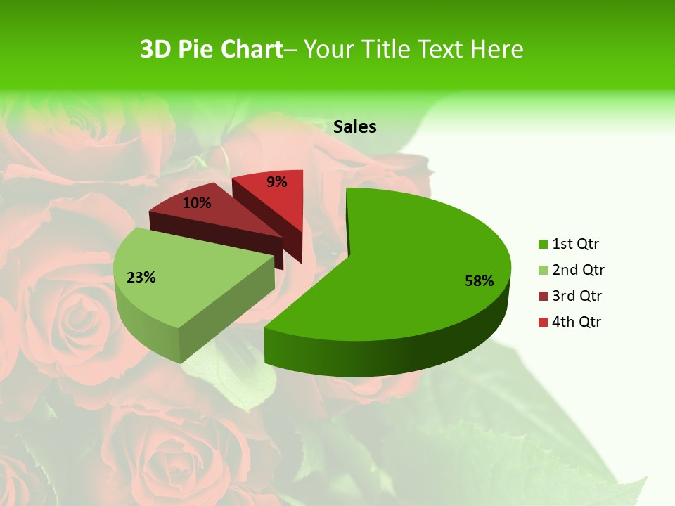 Rose Flowers PowerPoint Template