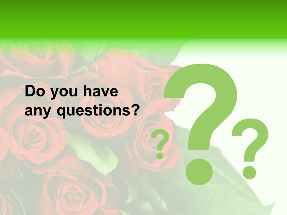 Rose Flowers PowerPoint Template